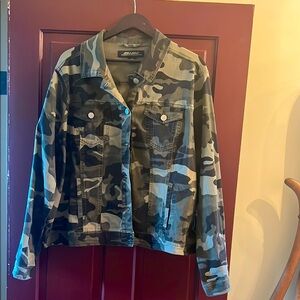 Jou Jou Premium Olive Denim Jacket